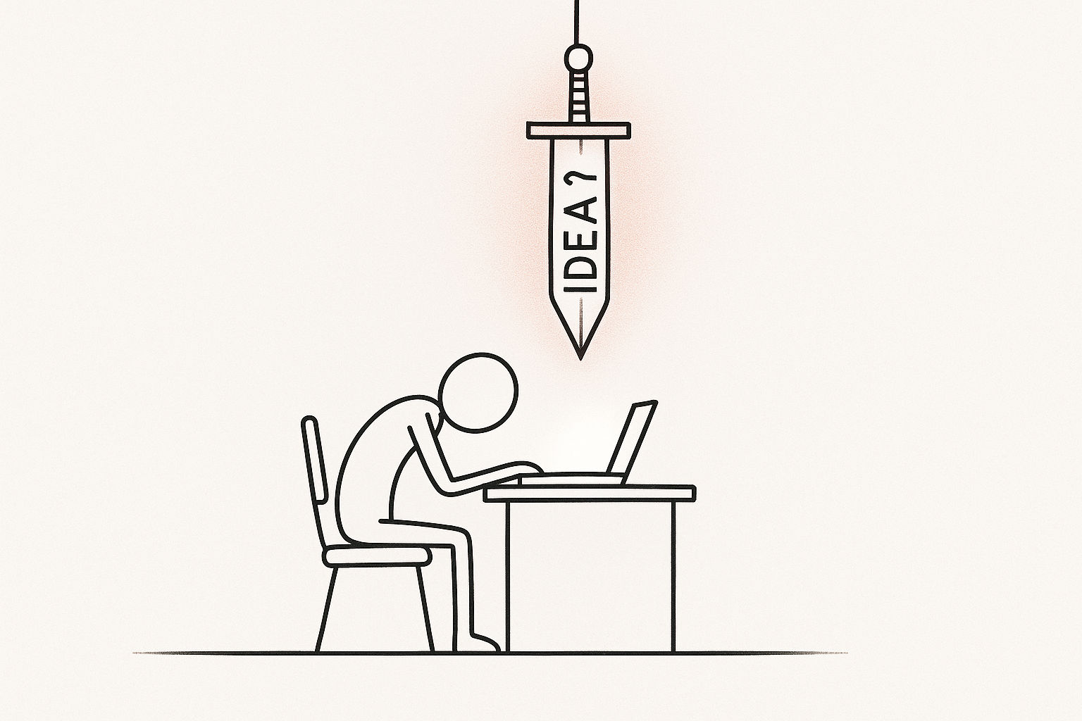 Late-night research anxiety: staring at a fresh state-of-the-art paper while wondering where the next idea will come from